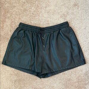 PrettyLittleThing Faux Leather Shorts